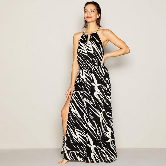 Debenhams Zebra Print Maxi Dress 6