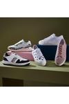 Faith Pink Sparkle Kembo Lace Up Trainers thumbnail 2