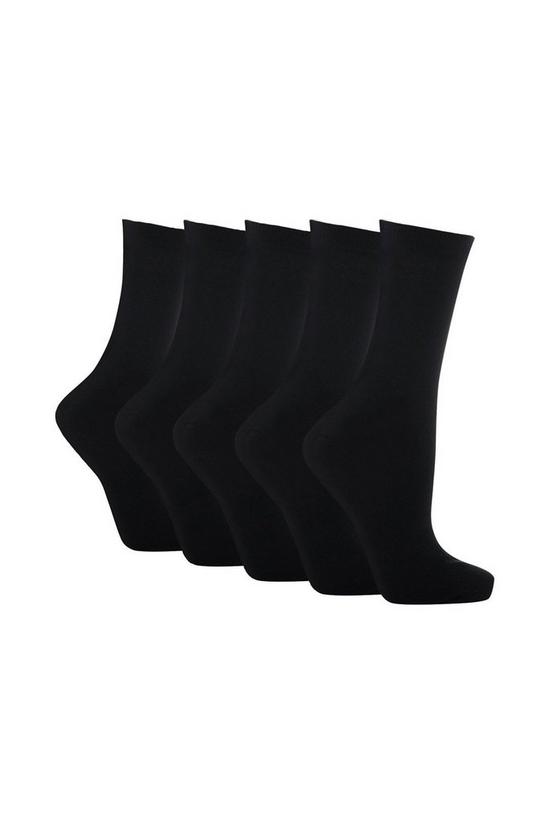 Debenhams Pack Of 5 Black Ankle Socks 1