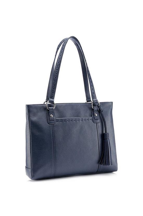 Principles Becky Leather Stab Stitch Shopper 1