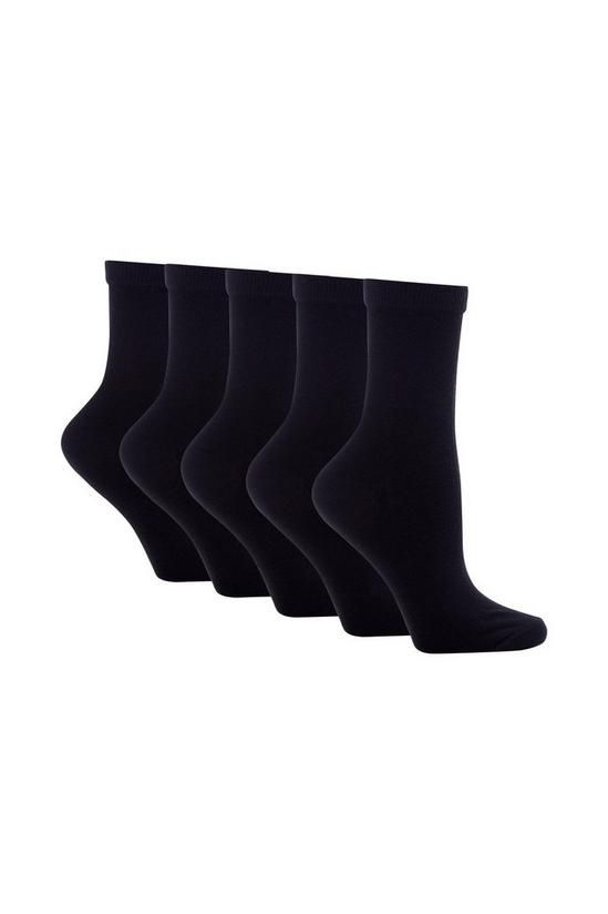 Debenhams 5 Pack Cotton Rich Ankle Socks 1