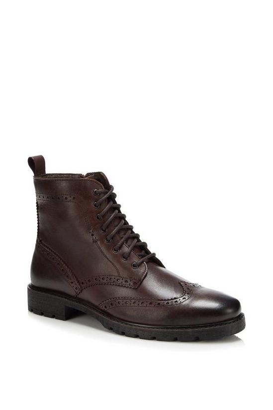 Debenhams Leather Parson Brogue Boots 1
