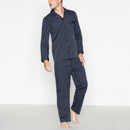 Debenhams Striped Easy Care Pyjama Set 5