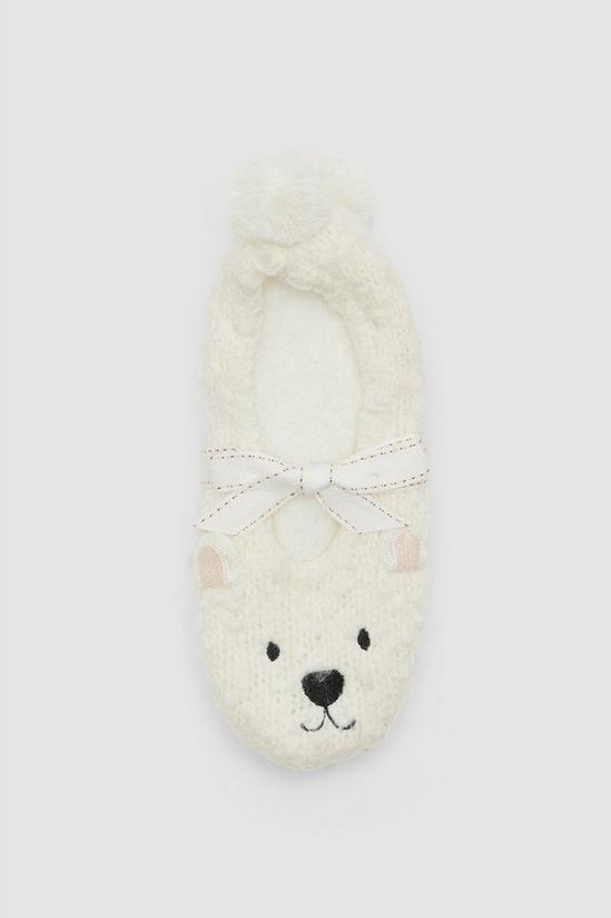 Debenhams Bear Footsie Sock 3