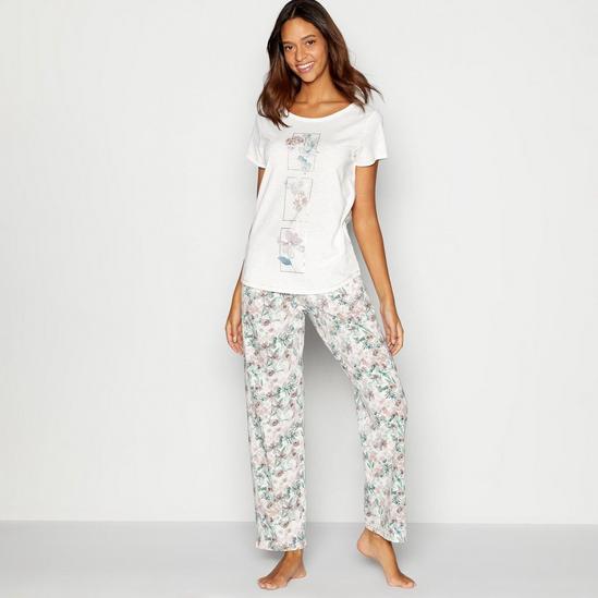 Debenhams Floral Print Cotton Pyjama Bottoms 5