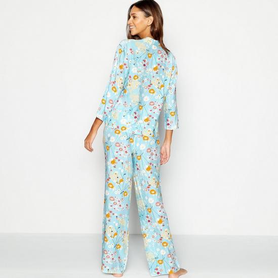 Debenhams Floral Print Revere Pyjama Set 4