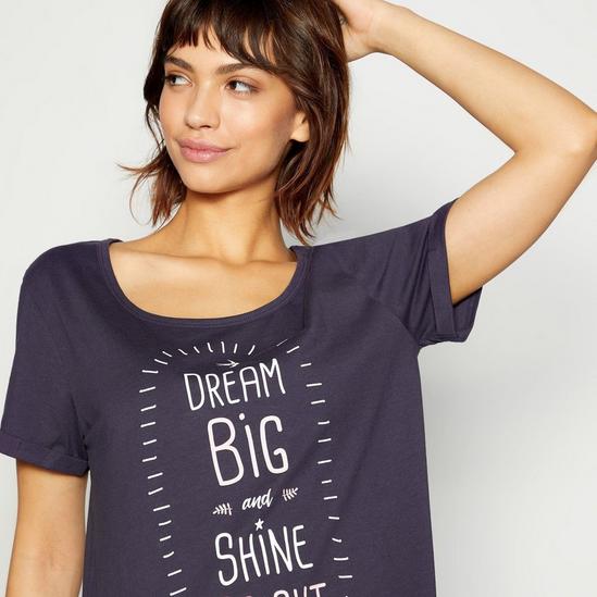 Debenhams Dream Big Cotton PJ T-Shirt 2