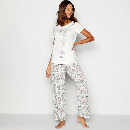 Debenhams Floral Print Cotton Pyjama Top 4