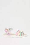 Blue Zoo Girls Multicoloured Strappy Sandals thumbnail 1