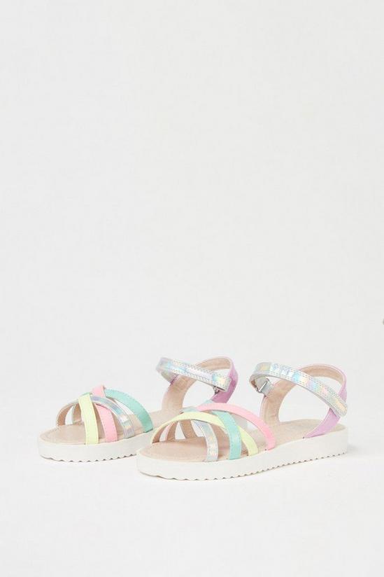 Blue Zoo Girls Multicoloured Strappy Sandals 2