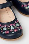 Blue Zoo Girls Navy Floral Embroidered Pumps thumbnail 3