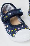 Blue Zoo Girls Navy Canvas Mary Jane Shoes thumbnail 3