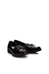Blue Zoo Black Patent Loafers School Shoes thumbnail 4