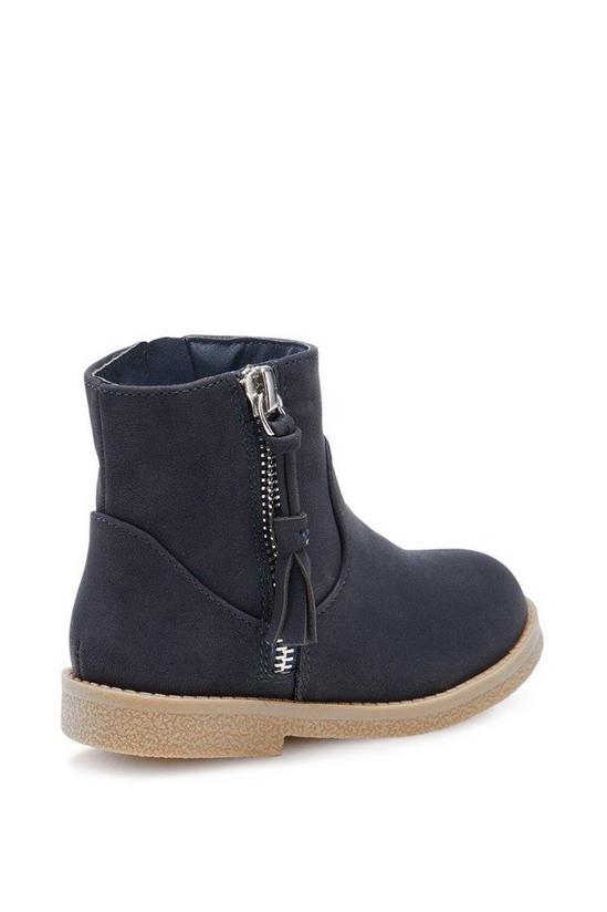 Blue Zoo Girls Navy Boots 2