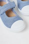 Blue Zoo Girls Blue Canvas Mary Jane Shoes thumbnail 3