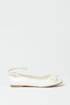 Blue Zoo Girls Ivory Glitter Ankle Strap Pumps thumbnail 1