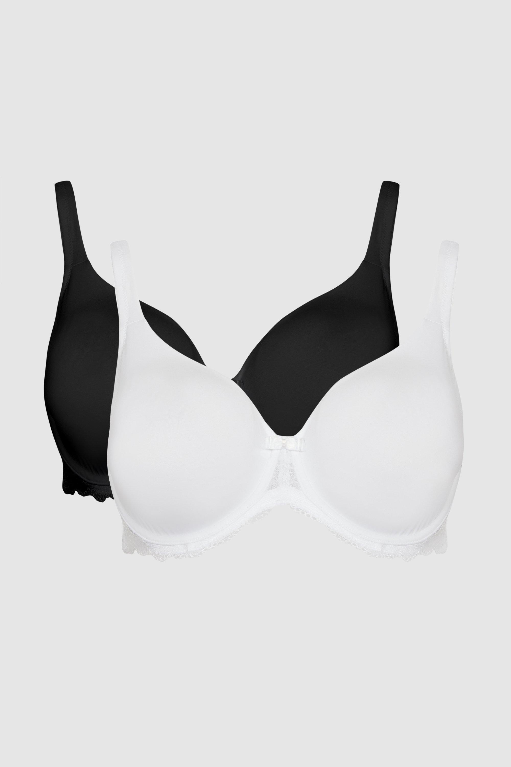 DD+ 2 Pack Moulded Lace Wing T-shirt Bra
