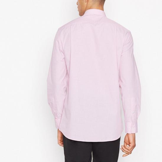 Debenhams Pink Easy Iron Long Sleeve Classic Fit Shirt 4