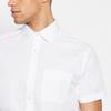 Debenhams White Classic Fit Short Sleeves Shirt thumbnail 3