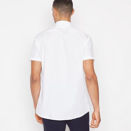 Debenhams White Classic Fit Short Sleeves Shirt 4