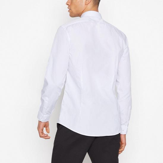 Debenhams White Easy Iron Long Sleeve Slim Fit Shirt 4