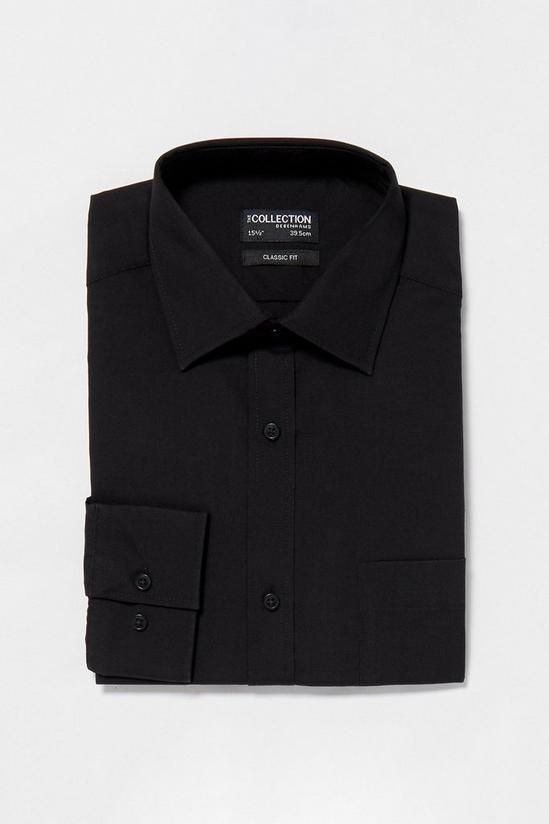 Debenhams Black Long Sleeve Classic Fit Shirt 1