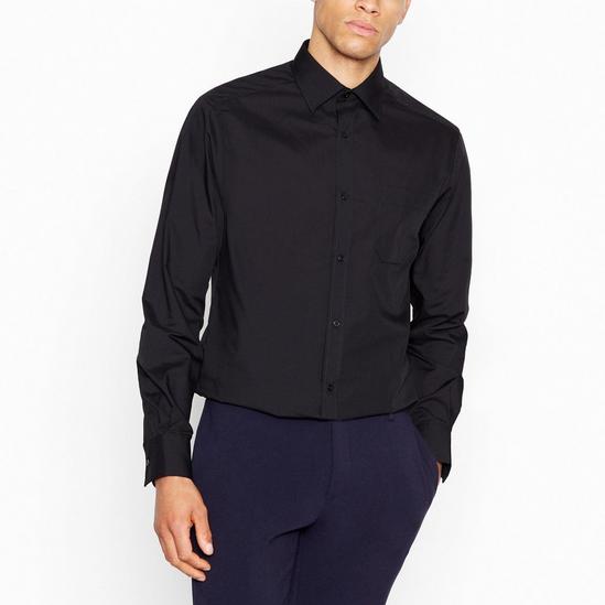 Debenhams Black Long Sleeve Classic Fit Shirt 2