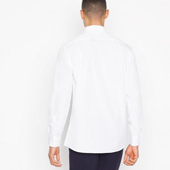 Debenhams Plain White Long Sleeves Classic Fit Shirt 4