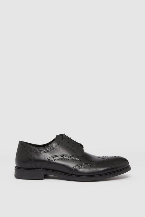 Maine Leather Glenn Wingtip Lace Up Brogues 2
