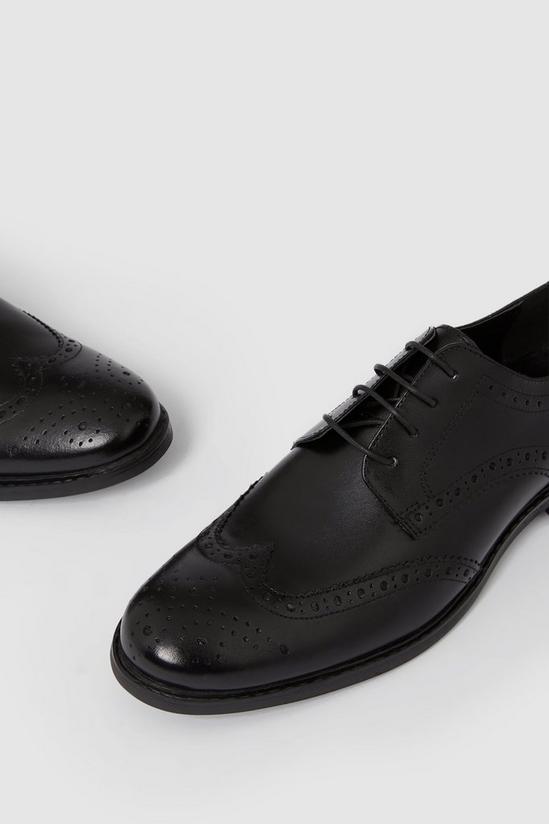 Maine Leather Glenn Wingtip Lace Up Brogues 3