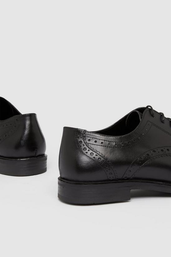 Maine Leather Glenn Wingtip Lace Up Brogues 4