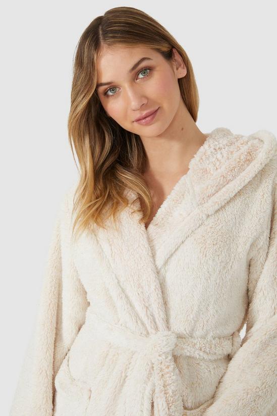 Debenhams Sparkle Double Sided Cuddle Fleece Robe 2