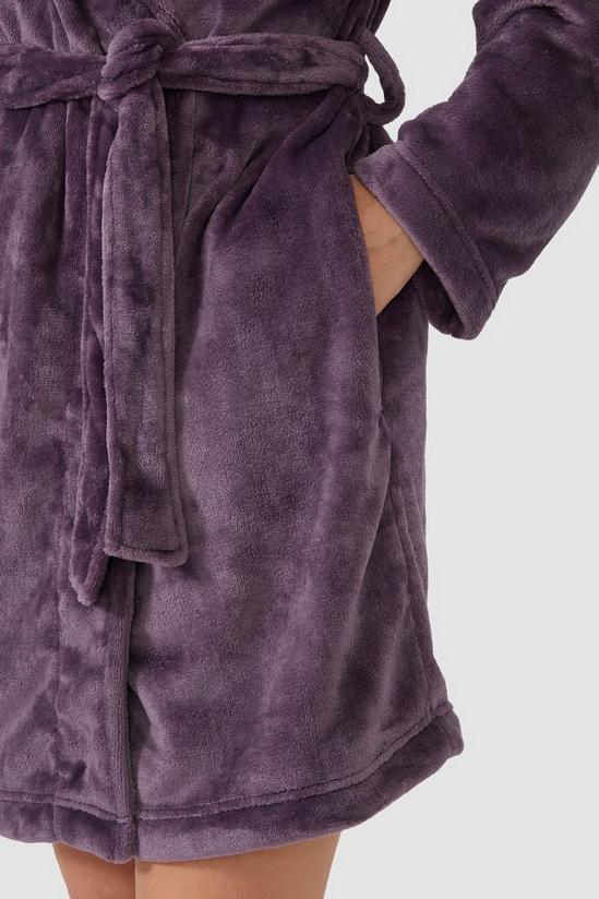 Debenhams Super Soft Short Hooded Robe 2