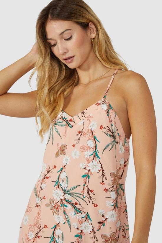 Debenhams Woven Floral Chemise With Contrast Trim 2