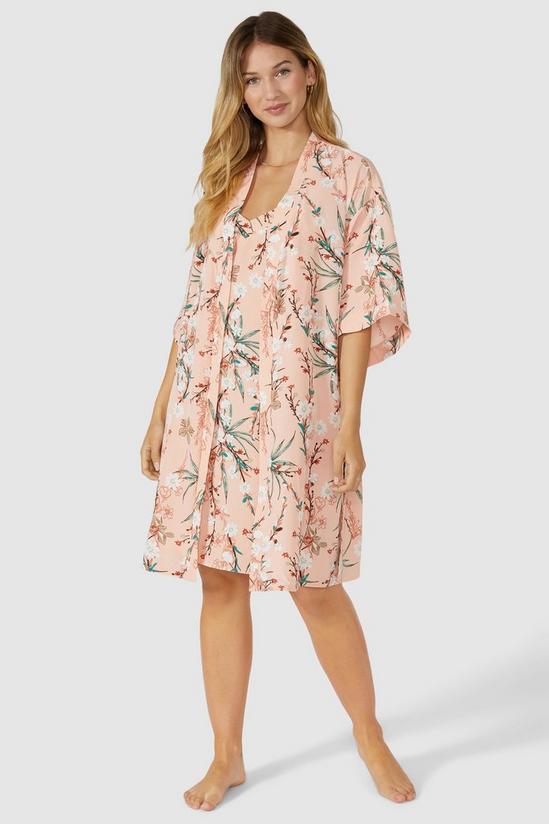 Debenhams Woven Floral Chemise With Contrast Trim 4