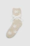 Debenhams Snowflake Sparkle Sock thumbnail 1