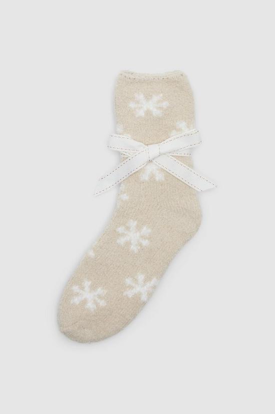 Debenhams Snowflake Sparkle Sock 1