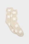 Debenhams Snowflake Sparkle Sock thumbnail 2