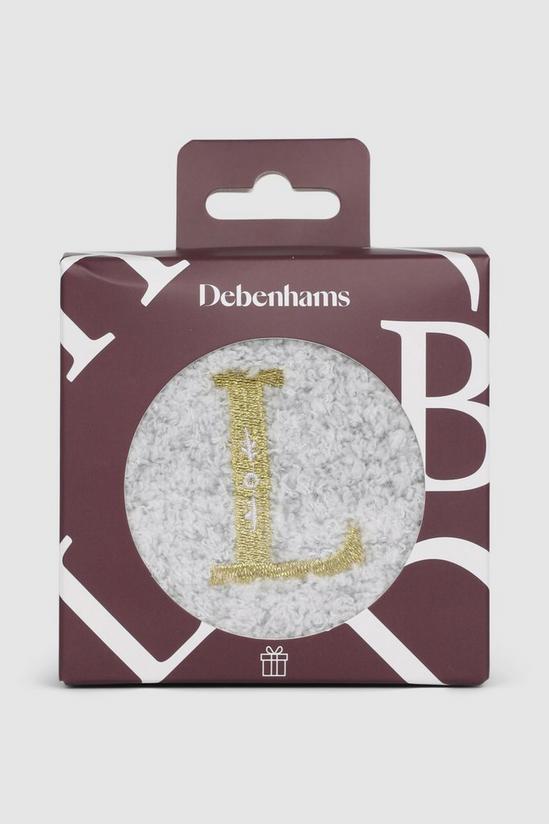 Debenhams Monogram Sock - L 1