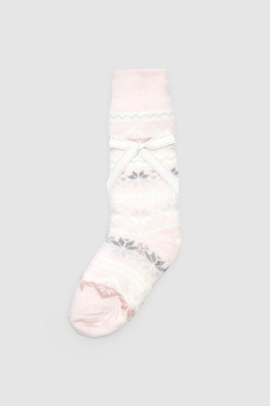 Debenhams Fairisle Cosy Sock 1