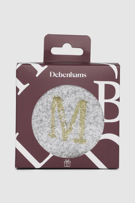 Debenhams Monogram Sock - M 1