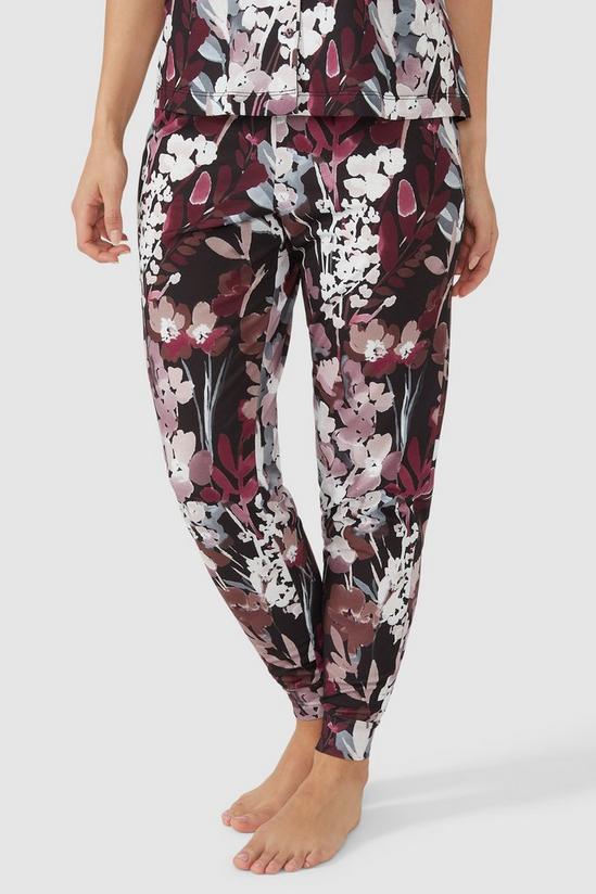 Debenhams Floral Print Jersey Long Pant 1
