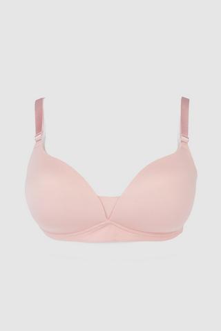 Gorgeous DD+ Pale Pink 'Georgie' Underwired Padded Balcony Bra - 40FF -  Bras, Compare