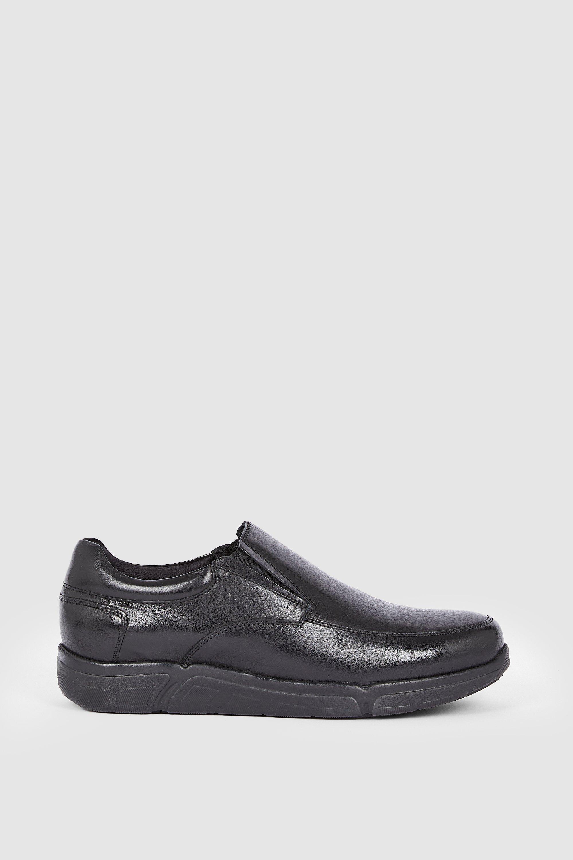 Shoes | Airsoft Ross Wide Fit Leather Slip on Shoe | Debenhams