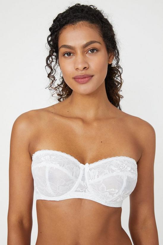 Gorgeous Dd+ Charlotte Lace Non Padded Strapless Bra 1