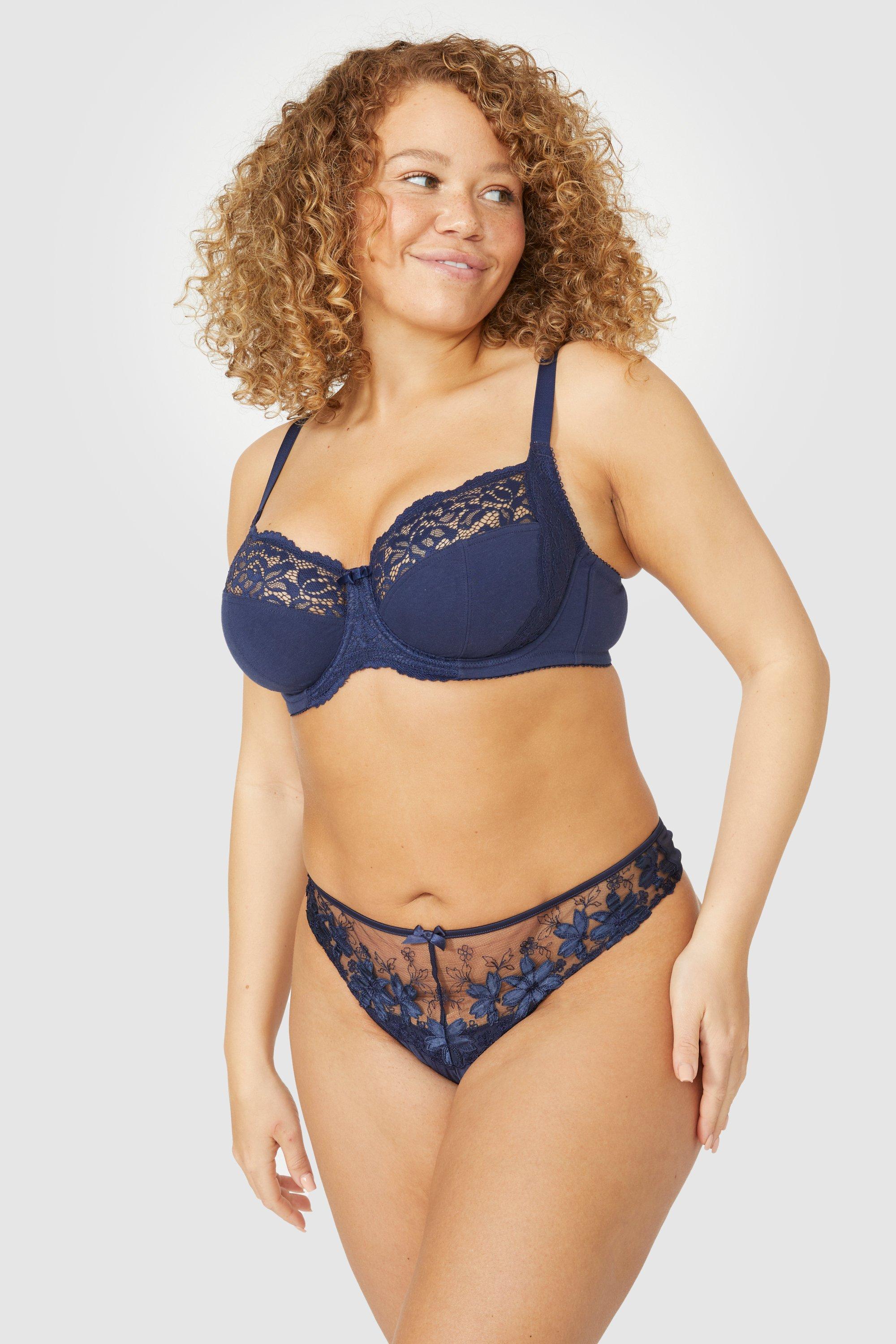 Gorgeous at Debenhams Summer Ditsy Balcony Bra 2-Pack Floral & Blue 30% off  RRP