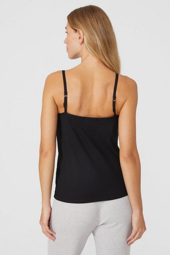 Continental Secret Support Cropped Cami / Vest Top. Size 6-8