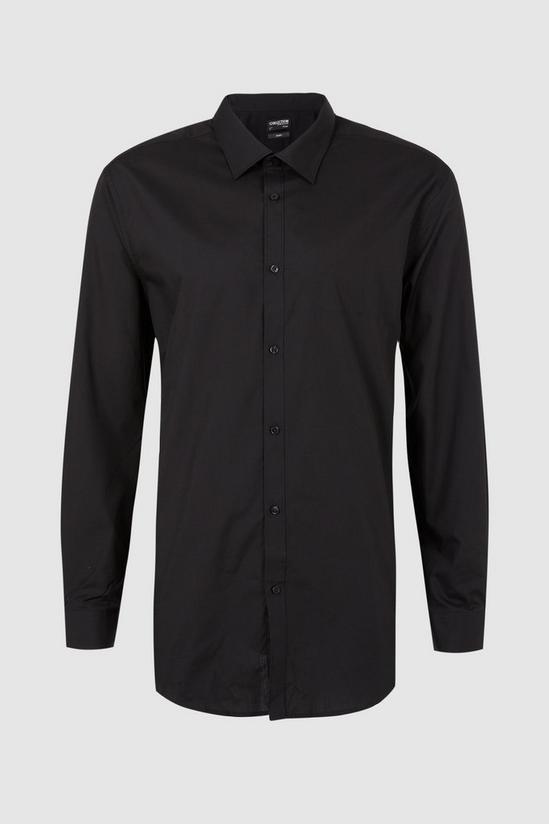 Debenhams Long Sleeve Slim Fit Plain Shirt 3
