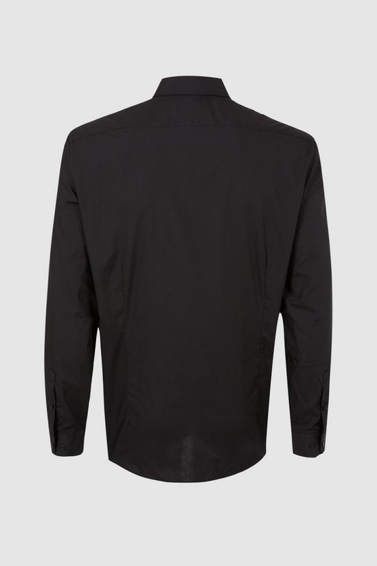 Debenhams Long Sleeve Slim Fit Plain Shirt 4