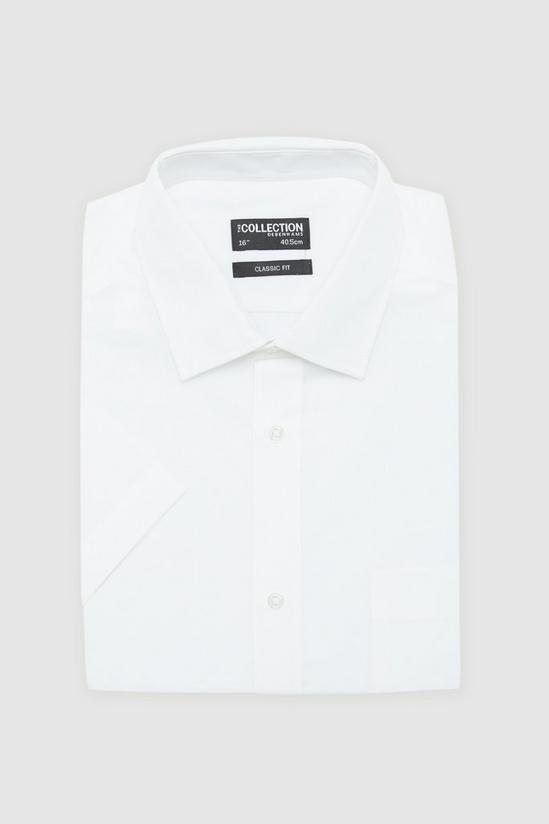 Debenhams Short Sleeve Classic Fit Plain Shirt 1